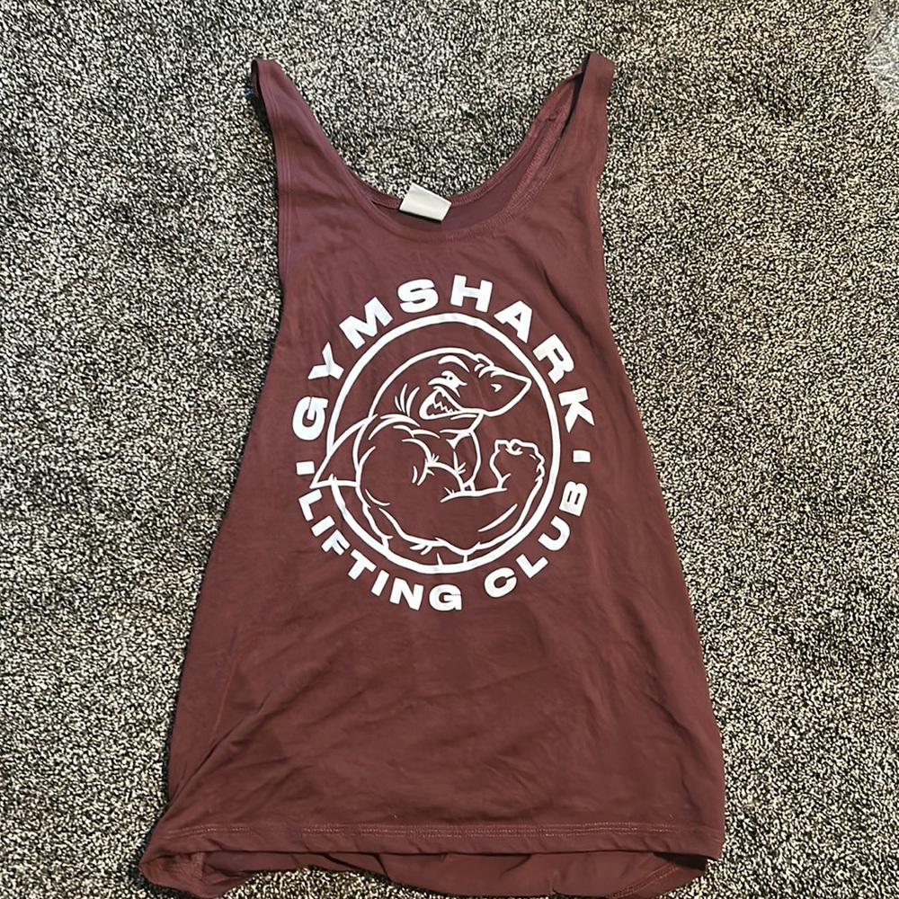 Gym Shark stringer Size M men’s dark red